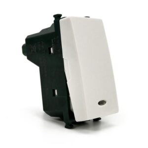 Pulsante 1P NO 10A Illuminabile Compatibile Plana
